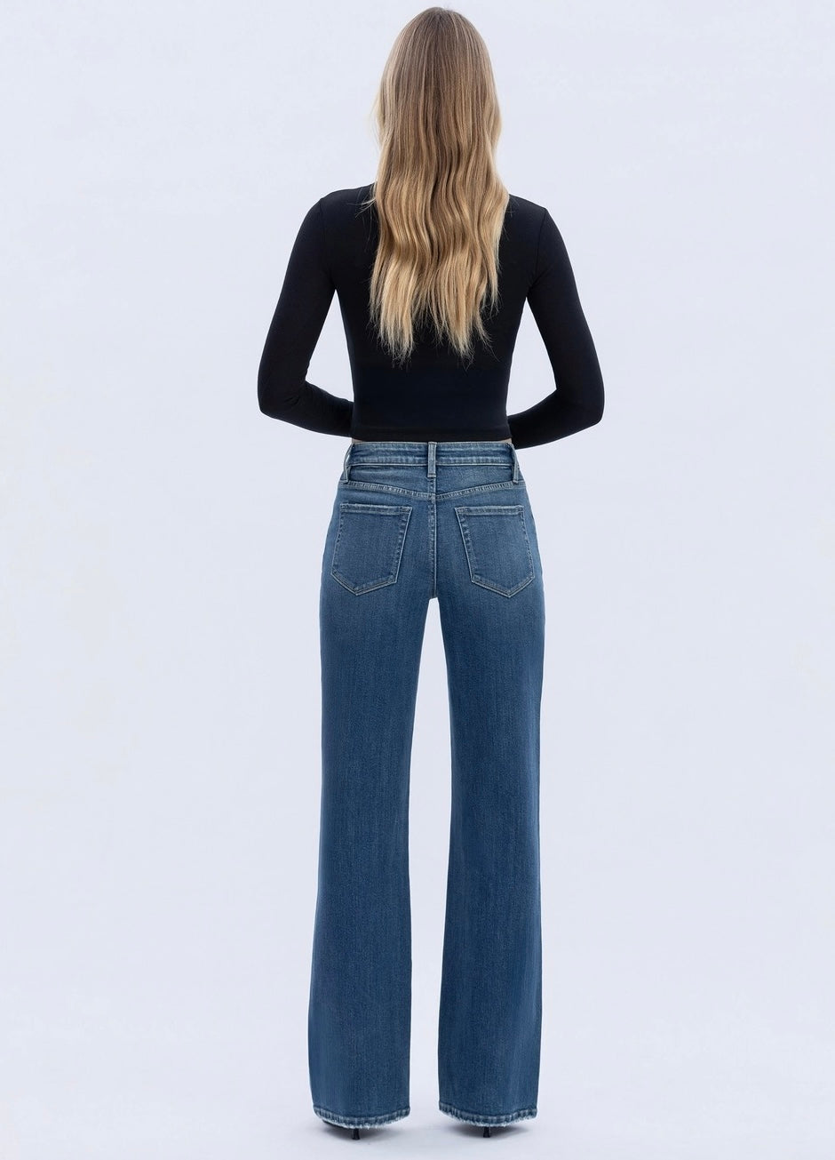 Flying Monkey High Rise Full Denim Jeans