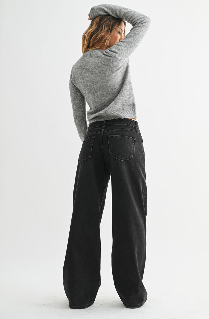 Black JBD Wide Fit Jean
