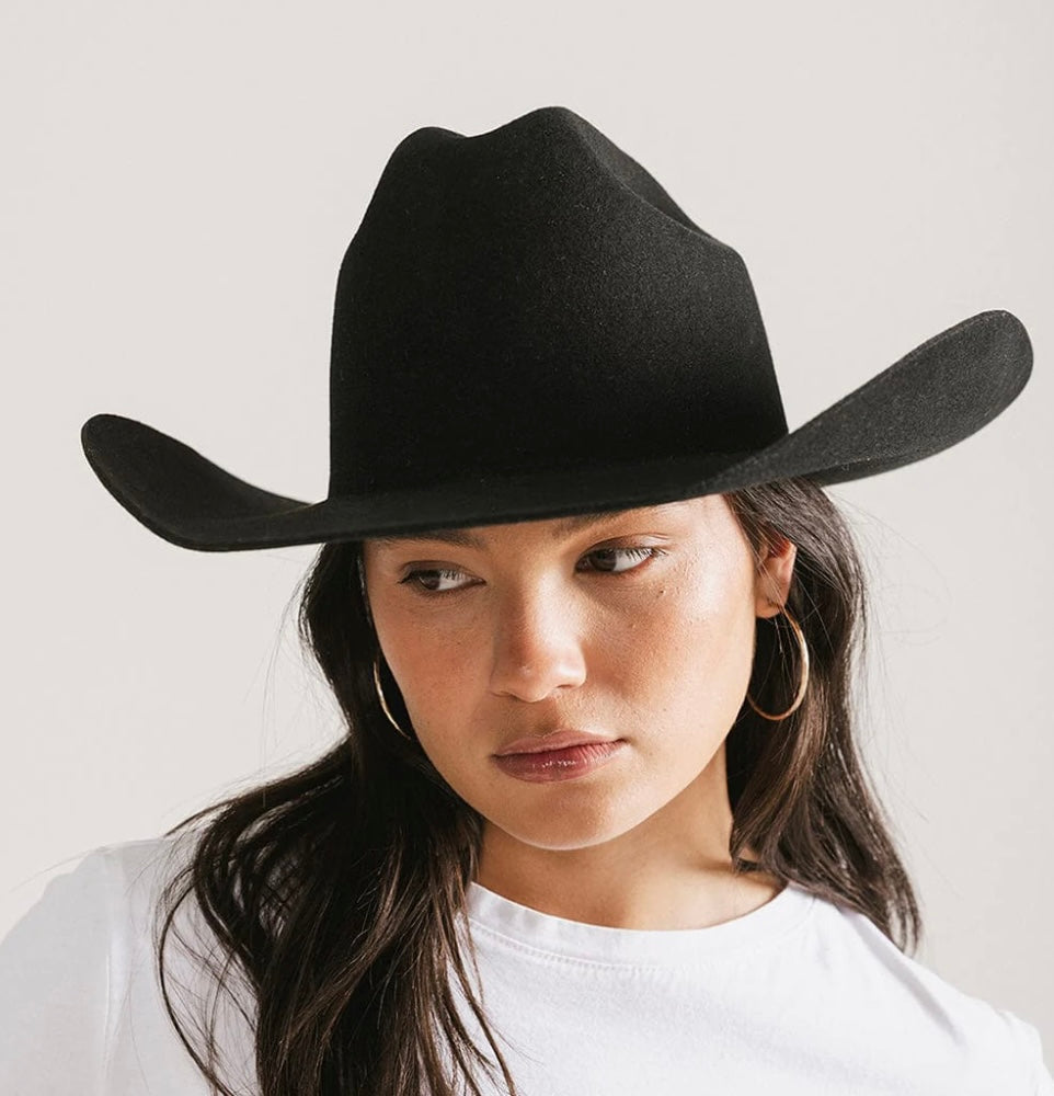 Black Teddy Cattleman Cowboy Hat